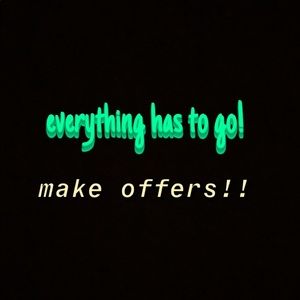 MAKE OFFERS!! WILL MOST LIKELY ACCEPY ANY OFFER